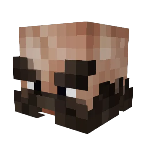 Magik76 Minecraft avatar head, 3D render