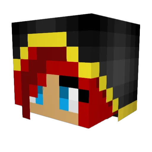 MagikalRealm Minecraft avatar head, 3D render
