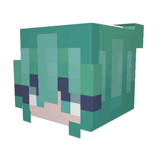 Magimoo1 Minecraft avatar head, 3D render