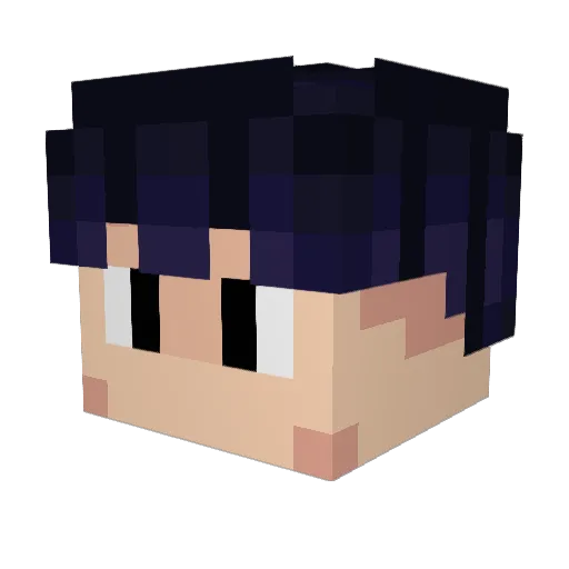 Magio003 Minecraft avatar head, 3D render