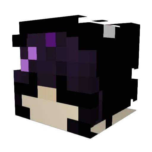 Magischnisch Minecraft avatar head, 3D render