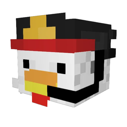 MagisterStalin Minecraft avatar head, 3D render
