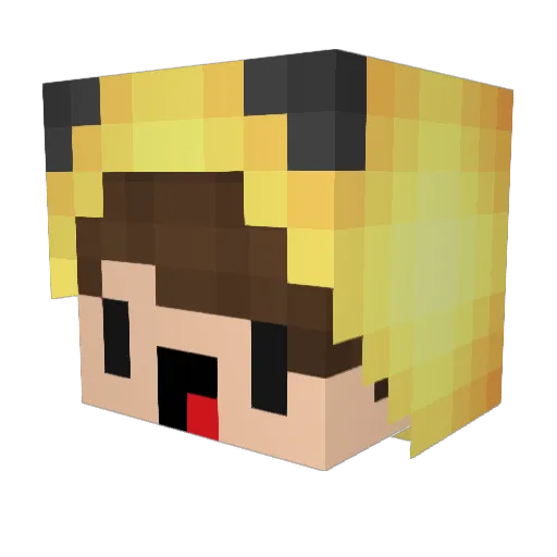 Magister_Ice Minecraft avatar head, 3D render