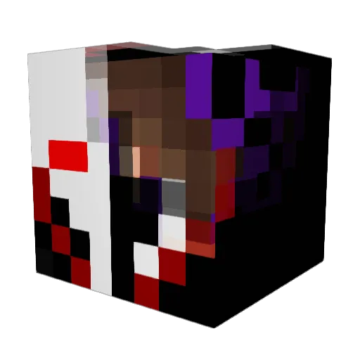 MagistrX65 Minecraft avatar head, 3D render