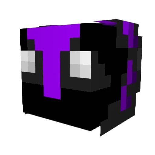 Magivali Minecraft avatar head, 3D render