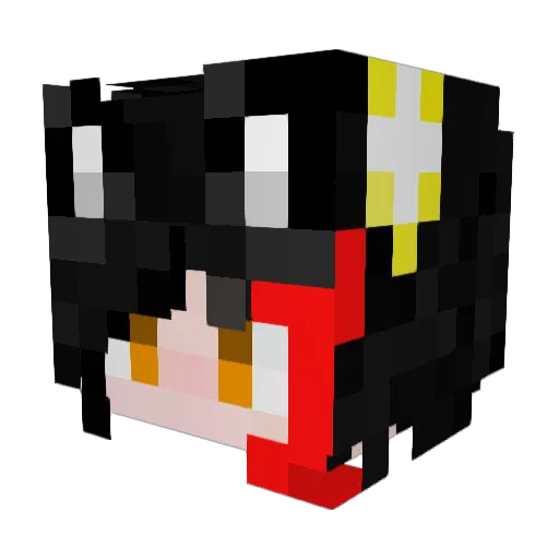 Maglianello Minecraft avatar head, 3D render