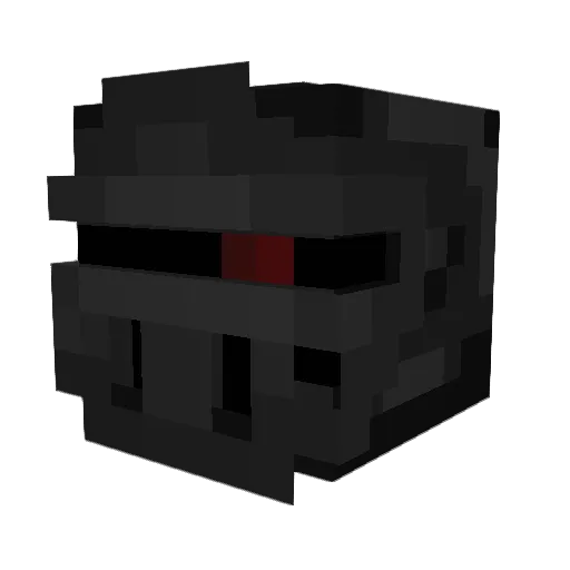 Maglouglou Minecraft avatar head, 3D render