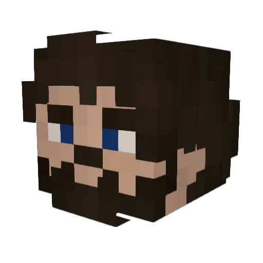 Magma1223 Minecraft avatar head, 3D render