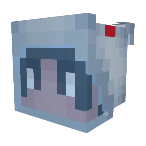 Magma879 Minecraft avatar head, 3D render