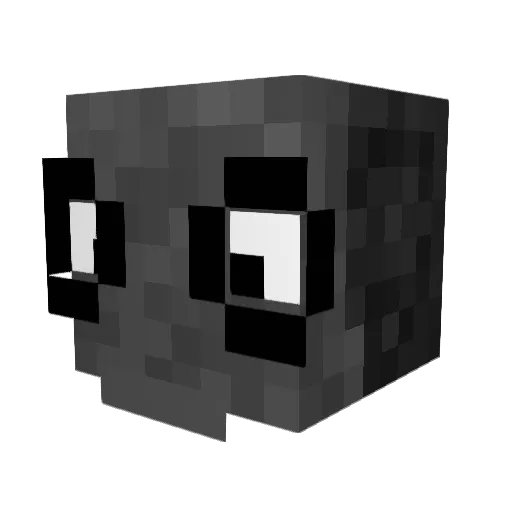 MagmaBombe Minecraft avatar head, 3D render