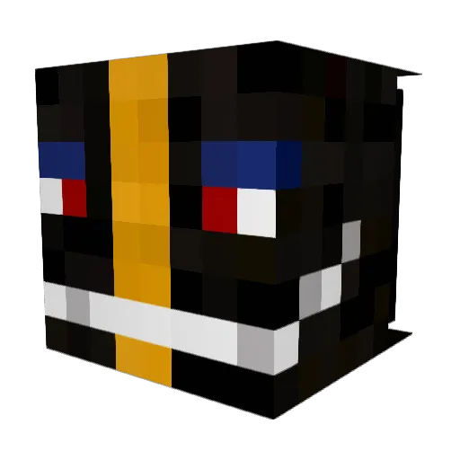MagmaCane Minecraft avatar head, 3D render