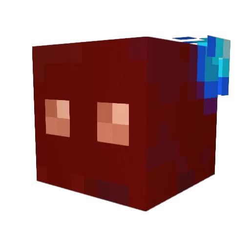 MagmaCube5101 Minecraft avatar head, 3D render