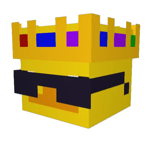 MagmaDragon72 Minecraft avatar head, 3D render