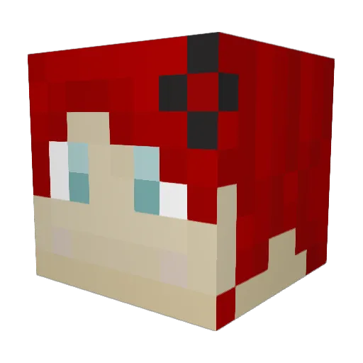 MagmaKody Minecraft avatar head, 3D render