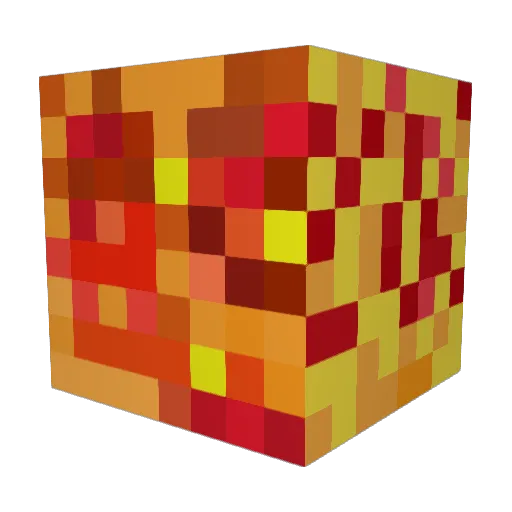 MagmaRedstoner Minecraft avatar head, 3D render