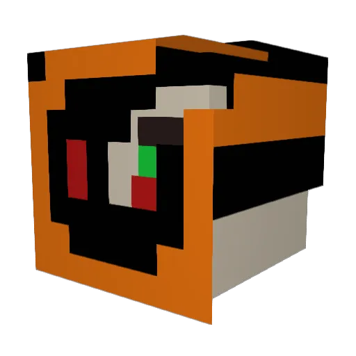 Magmaca5ter Minecraft avatar head, 3D render