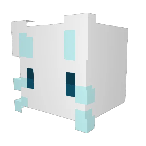 Magmaritee Minecraft avatar head, 3D render