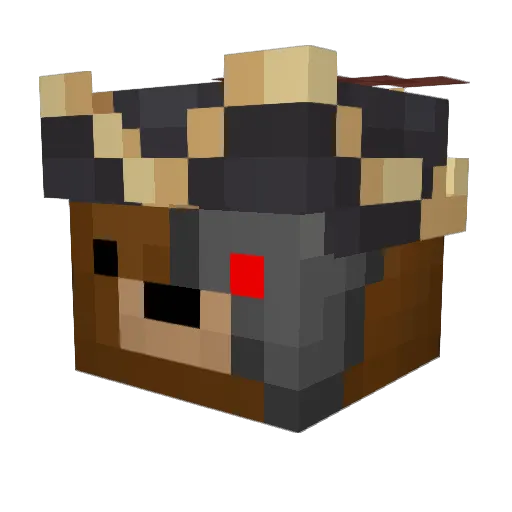 Magmell12 Minecraft avatar head, 3D render