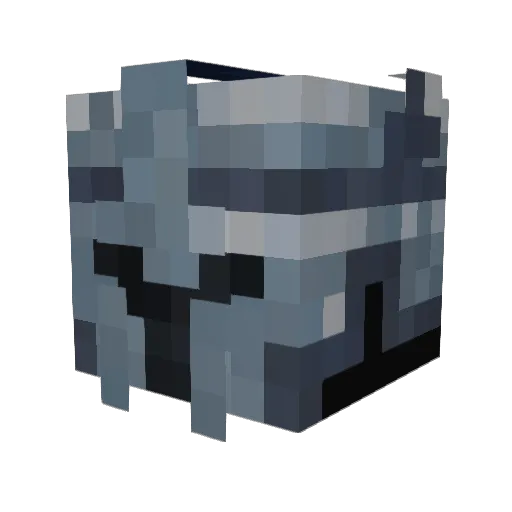 Magna_Greymane Minecraft avatar head, 3D render