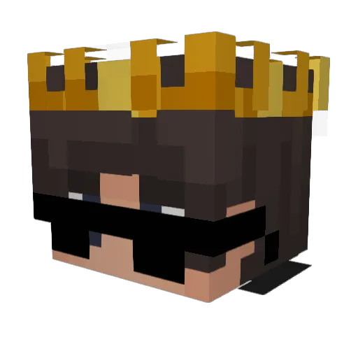 Magnata_R Minecraft avatar head, 3D render
