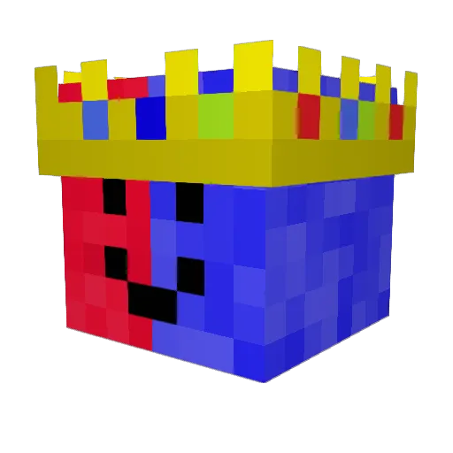 Magnetic41farm Minecraft avatar head, 3D render