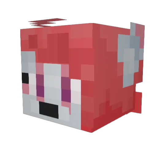 MagnettOlive Minecraft avatar head, 3D render