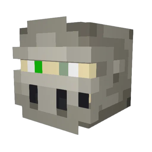 MagnificentM000 Minecraft avatar head, 3D render