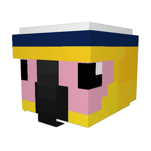 MagnificentMacaw Minecraft avatar head, 3D render
