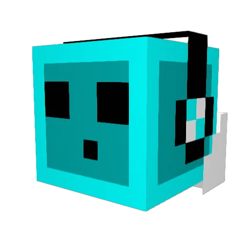 MagnificentMax12 Minecraft avatar head, 3D render