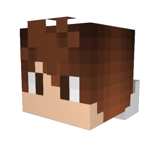 Magnitude500 Minecraft avatar head, 3D render
