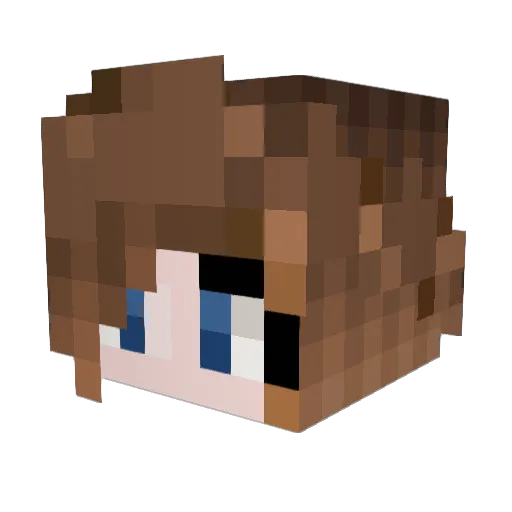 Magnolia36 Minecraft avatar head, 3D render