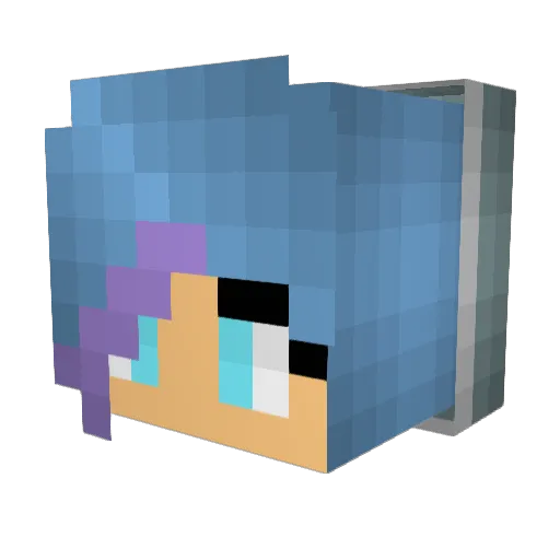 MagnoliaFrost425 Minecraft avatar head, 3D render