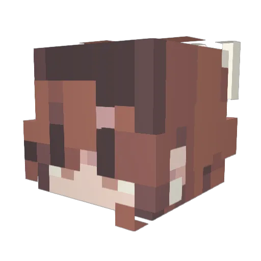 Magnolia_xc Minecraft avatar head, 3D render