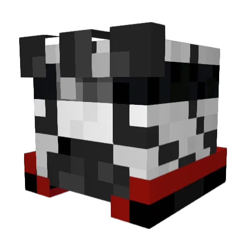 Magnooo Minecraft avatar head, 3D render