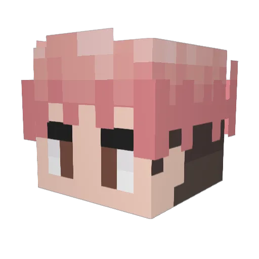 Magnum23 Minecraft avatar head, 3D render