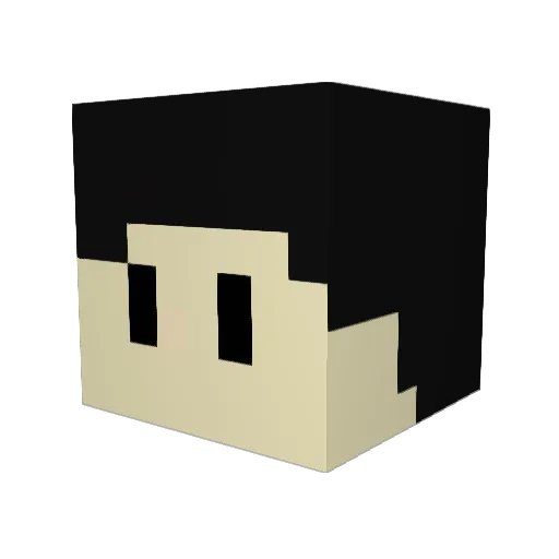 MagnumAssault Minecraft avatar head, 3D render