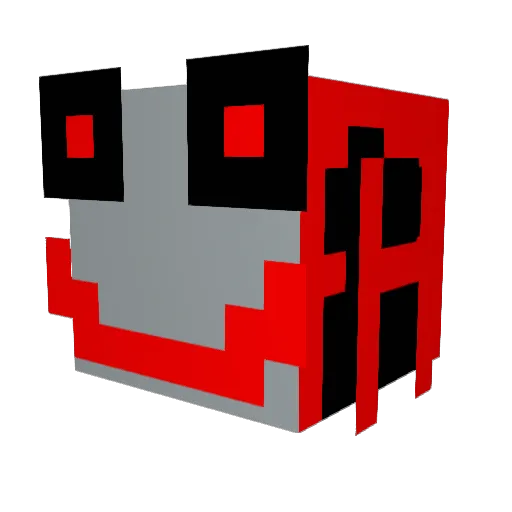MagnumEnjoyer Minecraft avatar head, 3D render