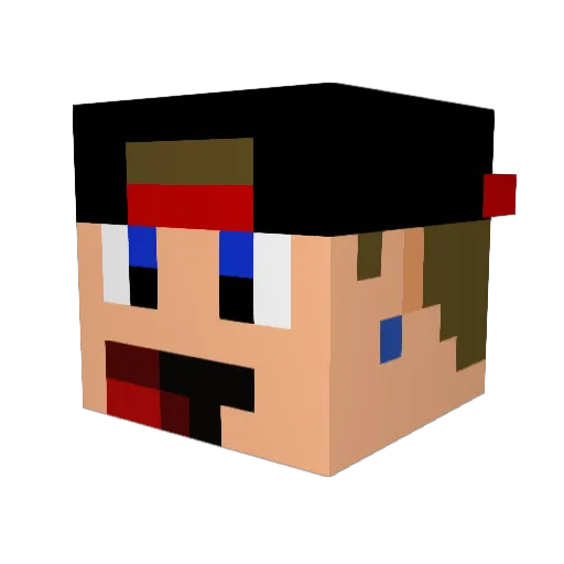 Magnum_hrm Minecraft avatar head, 3D render