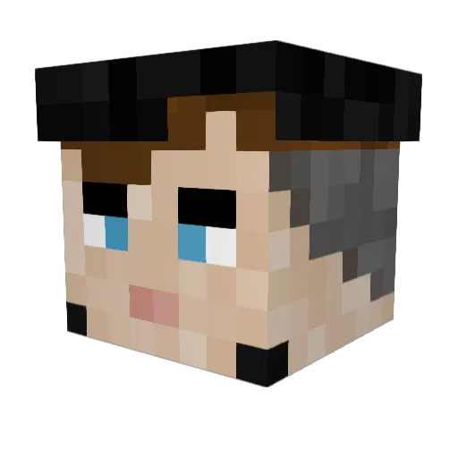 Magnus2205 Minecraft avatar head, 3D render