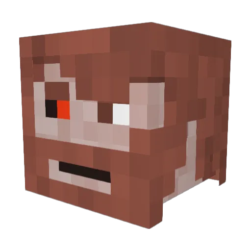 Magnus295 Minecraft avatar head, 3D render