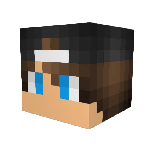 Magnus3333 Minecraft avatar head, 3D render