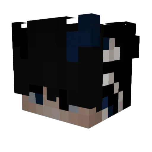 Magnus Minecraft avatar head, 3D render