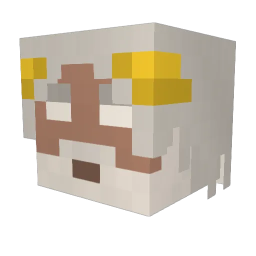 MagnusHelleberg Minecraft avatar head, 3D render