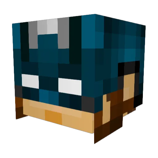 MagnusLA Minecraft avatar head, 3D render
