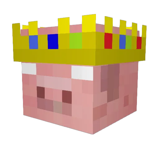 MagnusNT Minecraft avatar head, 3D render