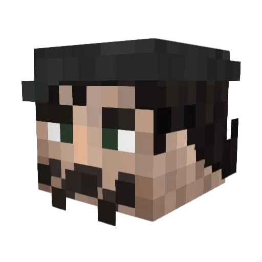Magnus_0pus Minecraft avatar head, 3D render