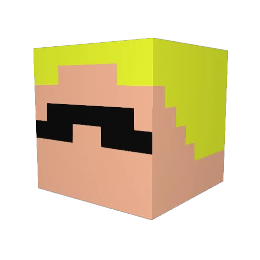 Magnus_Freyr Minecraft avatar head, 3D render