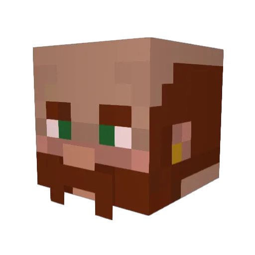 Magnus_the_Dwarf Minecraft avatar head, 3D render