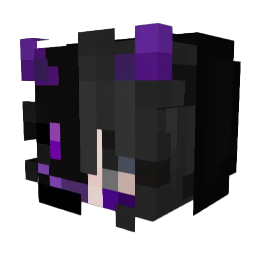 Magnusinka Minecraft avatar head, 3D render