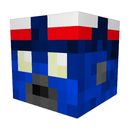 MagnusintheWorks Minecraft avatar head, 3D render